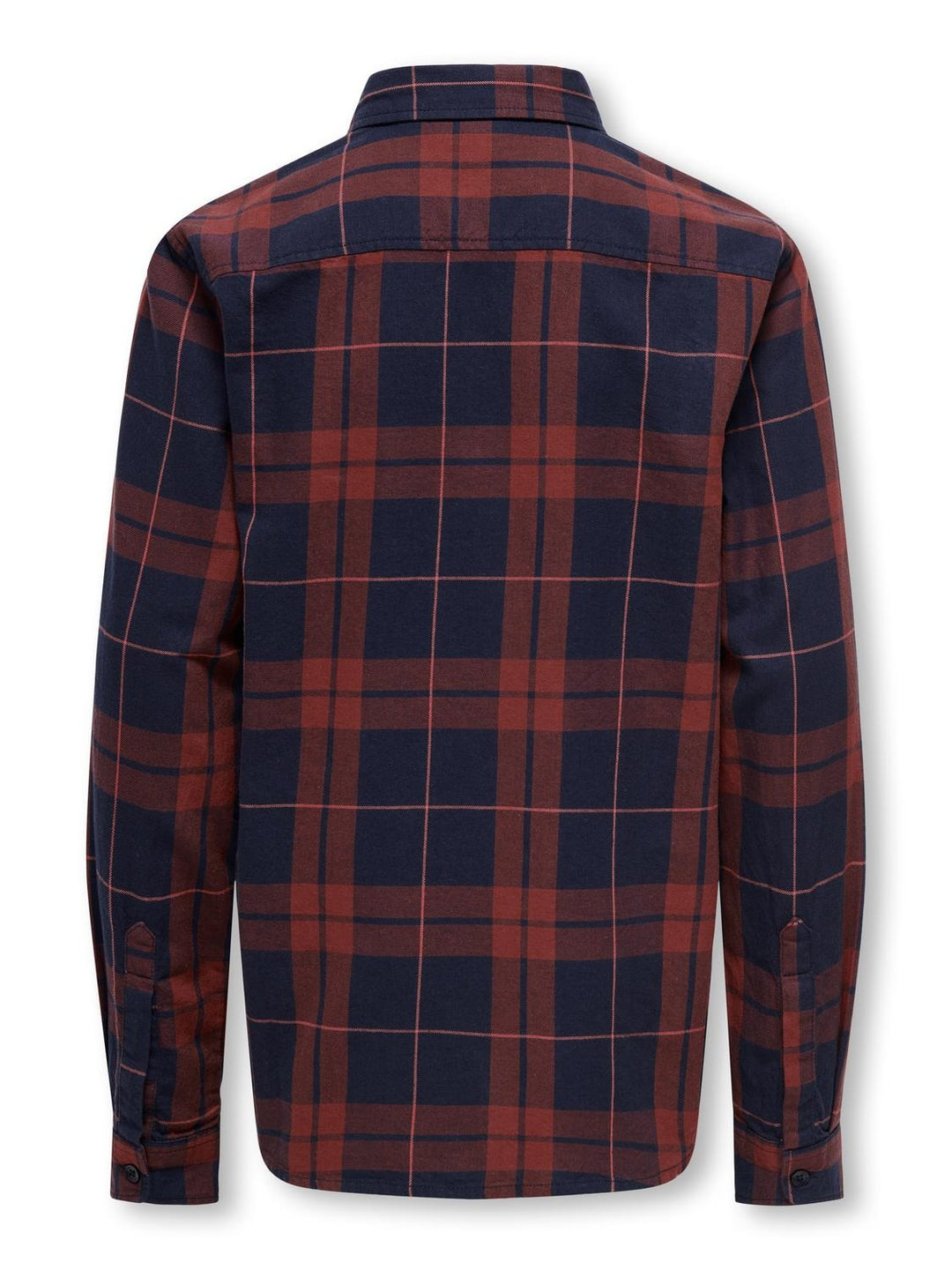 Blouse MARTIN Night Sky Dark Red Checks Regular Fit