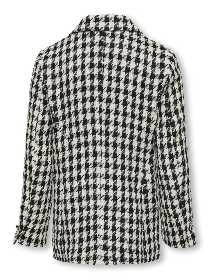 Kids blazer ELINOR Black WHITE HOUNDSTOOTH Regular Fit