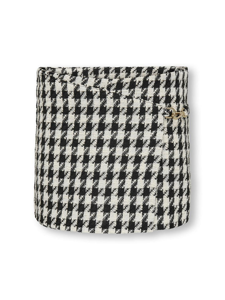 Kids broekrok ELINOR Black WHITE HOUNDSTOOTH