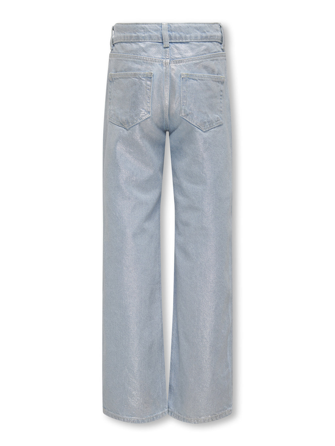 Kids spijkerbroek CANAL Light Blue Denim COATED SILVER Wide Leg Fit
