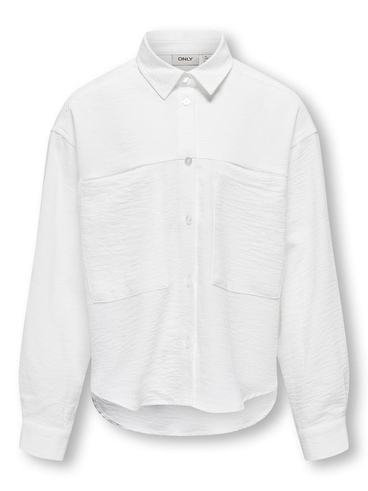 Kids blouse METTE Cloud Dancer Regular Fit