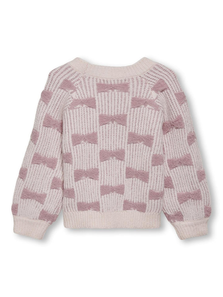 Mini trui CLARA Primrose Pink Foxgloe. Regular Fit