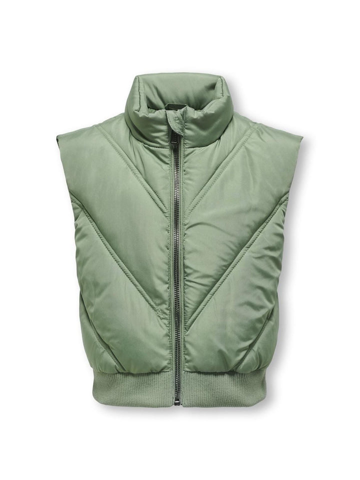 Kids bodywarmer TAMARA Hedge Green