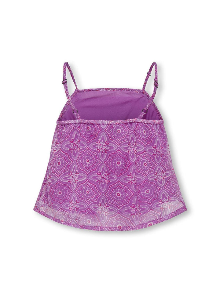 Top LOLA White ETHNIC BOHEMIAN Regular Fit