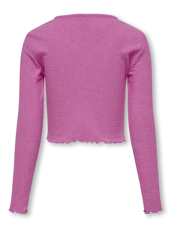 Kids longsleeve NELLA Super Pink Stretch Fit