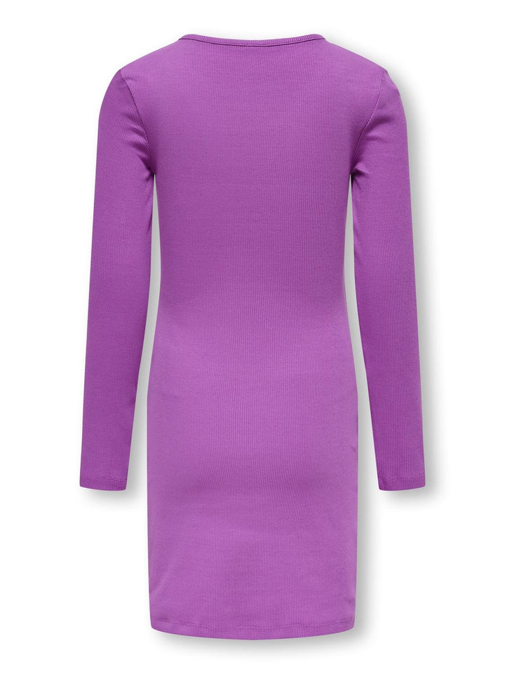 Kinderkleid NESSA Cattleya Orchid Cut Out Front Enganliegende Passform