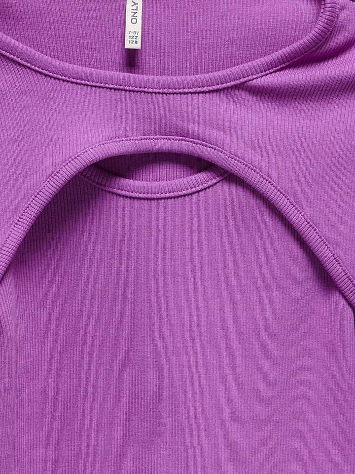 Kinderkleid NESSA Cattleya Orchid Cut Out Front Enganliegende Passform