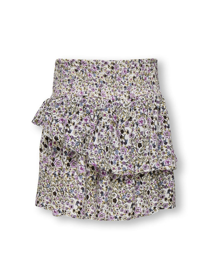 Minirock BELLA Cloud Dancer Ditsy Flower Regular Fit