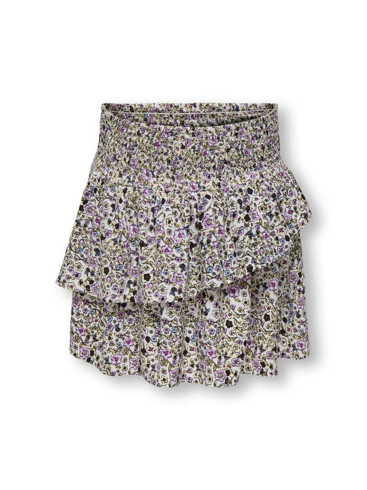 Minirock BELLA Cloud Dancer Ditsy Flower Regular Fit