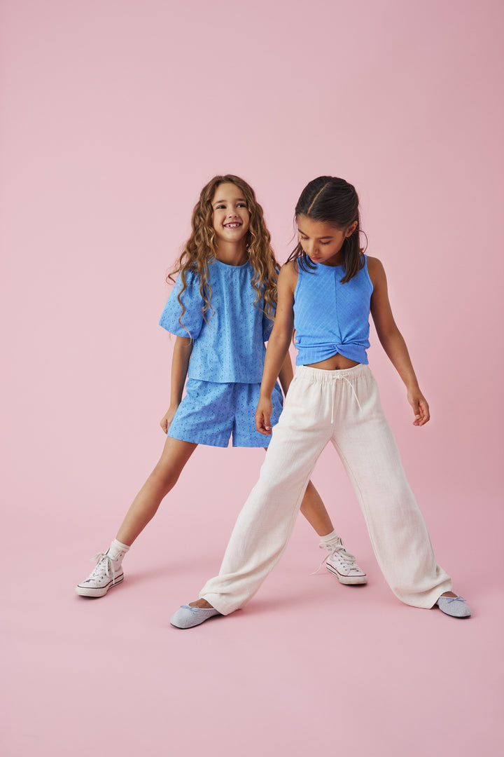 Kinderoberteil SANDY Azurblau Regular Fit