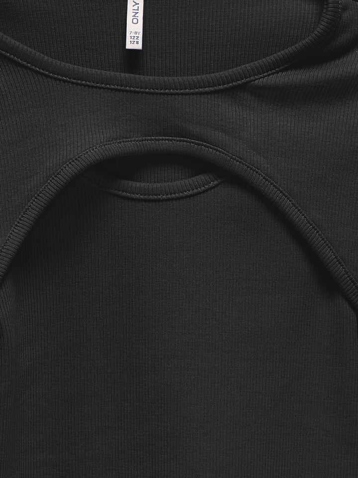 Kinderkleid NESSA Schwarz Enganliegend