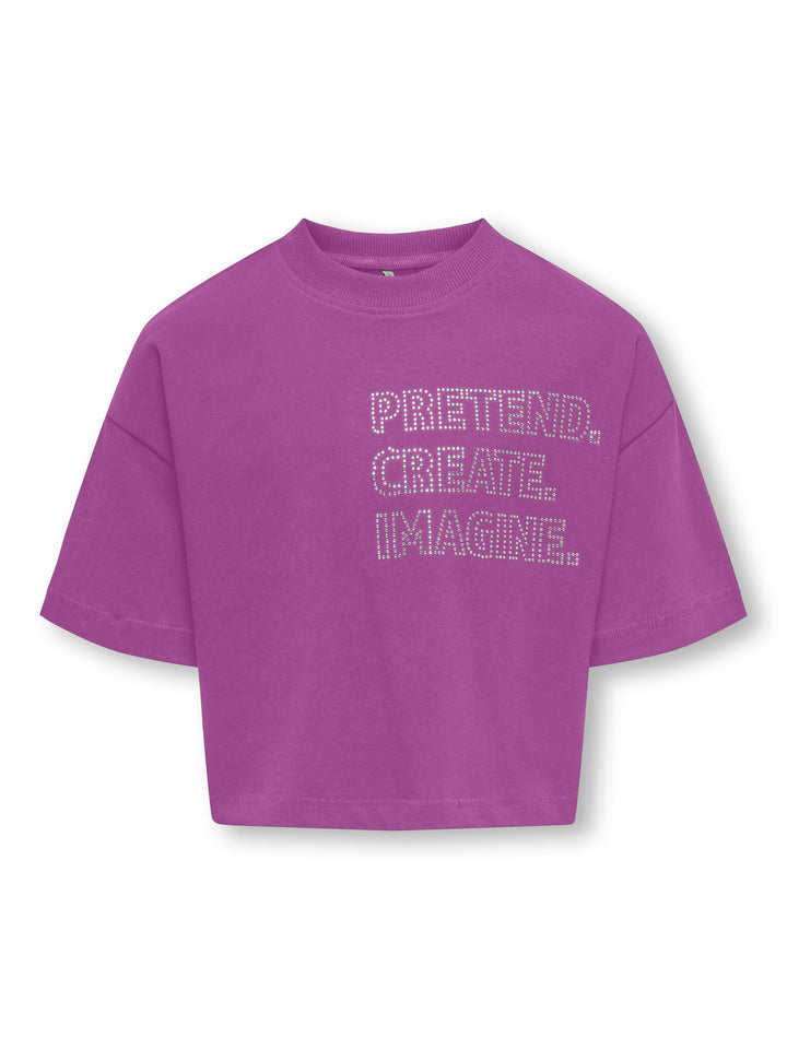 Kinder T-Shirt RIRI Cattleya Orchidee Pretend/Stone Regular Fit