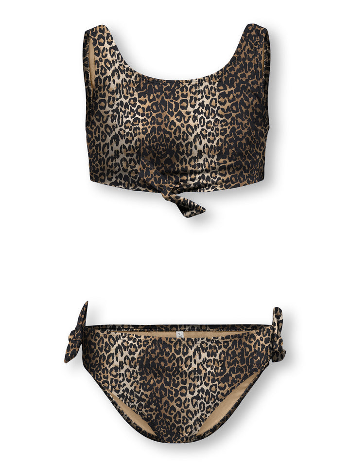 Kids bikini BEACH KNOT Humus Cool Leo