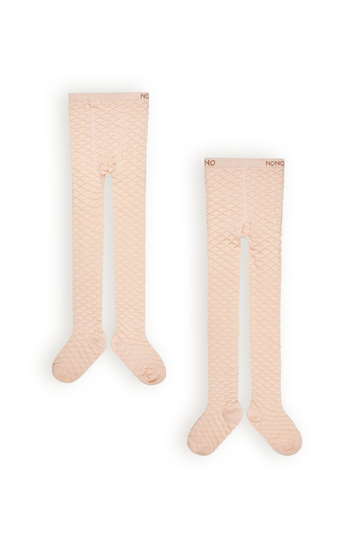 Kids maillot Rosa Honey Comb Solid Knit Vintage Rose