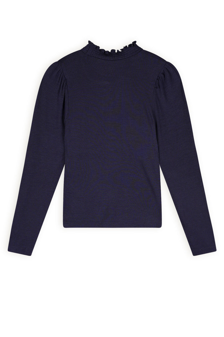 Kids longsleeve Koss rib jersey Navy Blazer