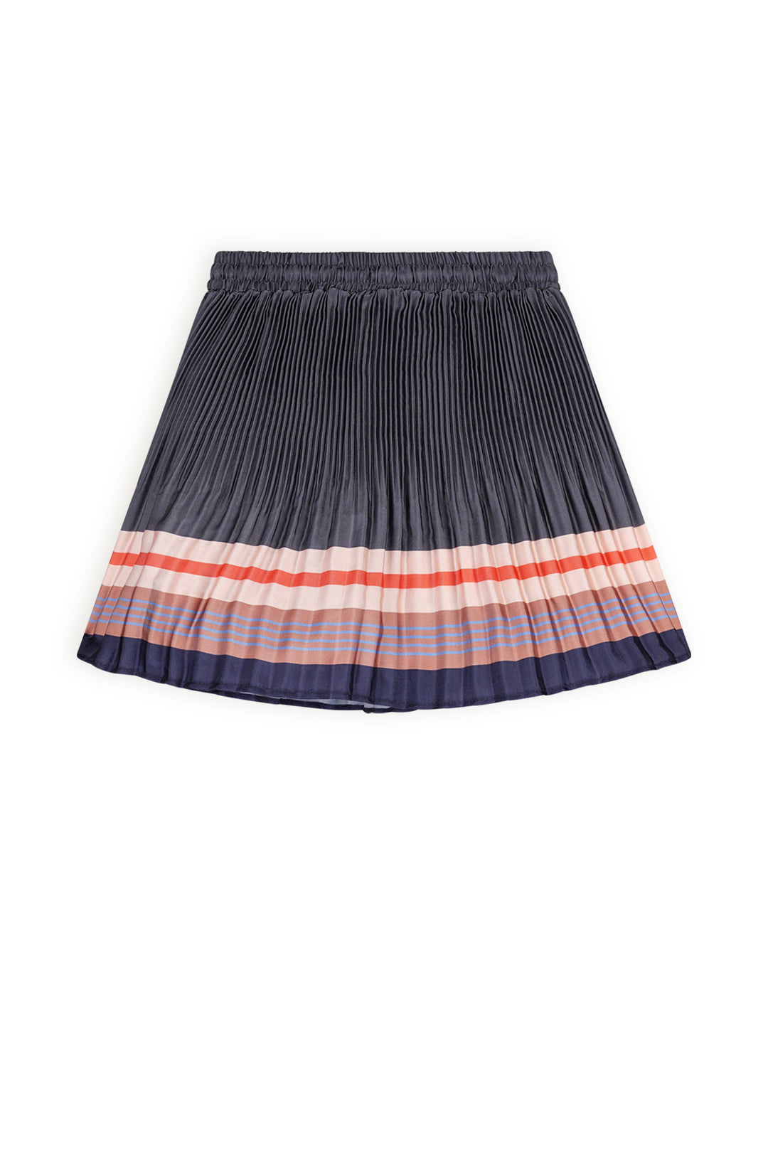 Kids rok Nulan plissee satin with border print Navy Blazer