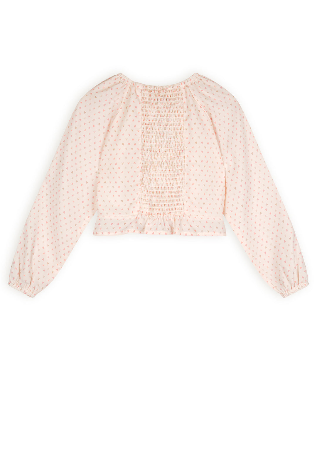 Bluse Tomas Herz kurz geschnitten Perlmutt Elfenbein