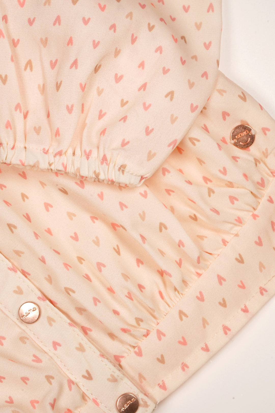 Bluse Tomas Herz kurz geschnitten Perlmutt Elfenbein