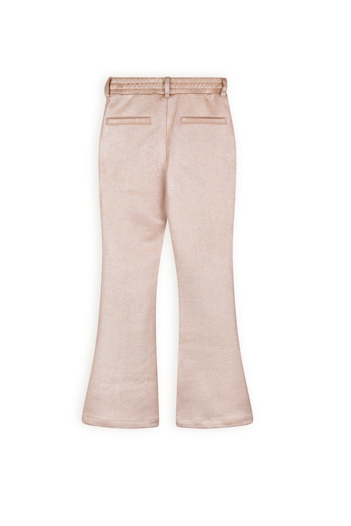 Hose Soy Suede Folienbedruckt Ausgestellt Hellgold