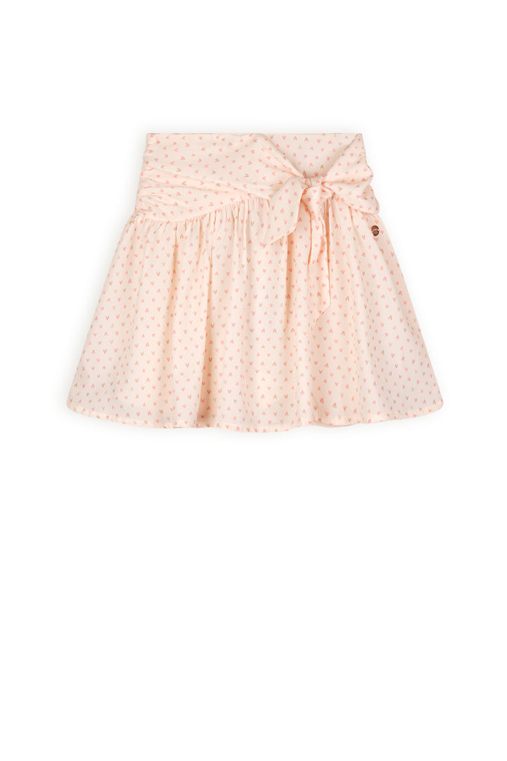 Rock Naret mit Schleife vorne Perlmutt Elfenbein