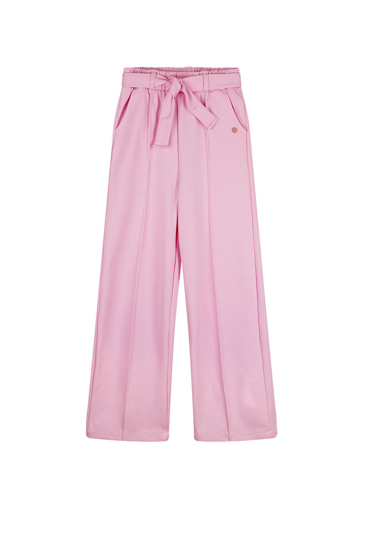 Kids broek Sayla travellers Interlock Palazzo Pants Bubblegum