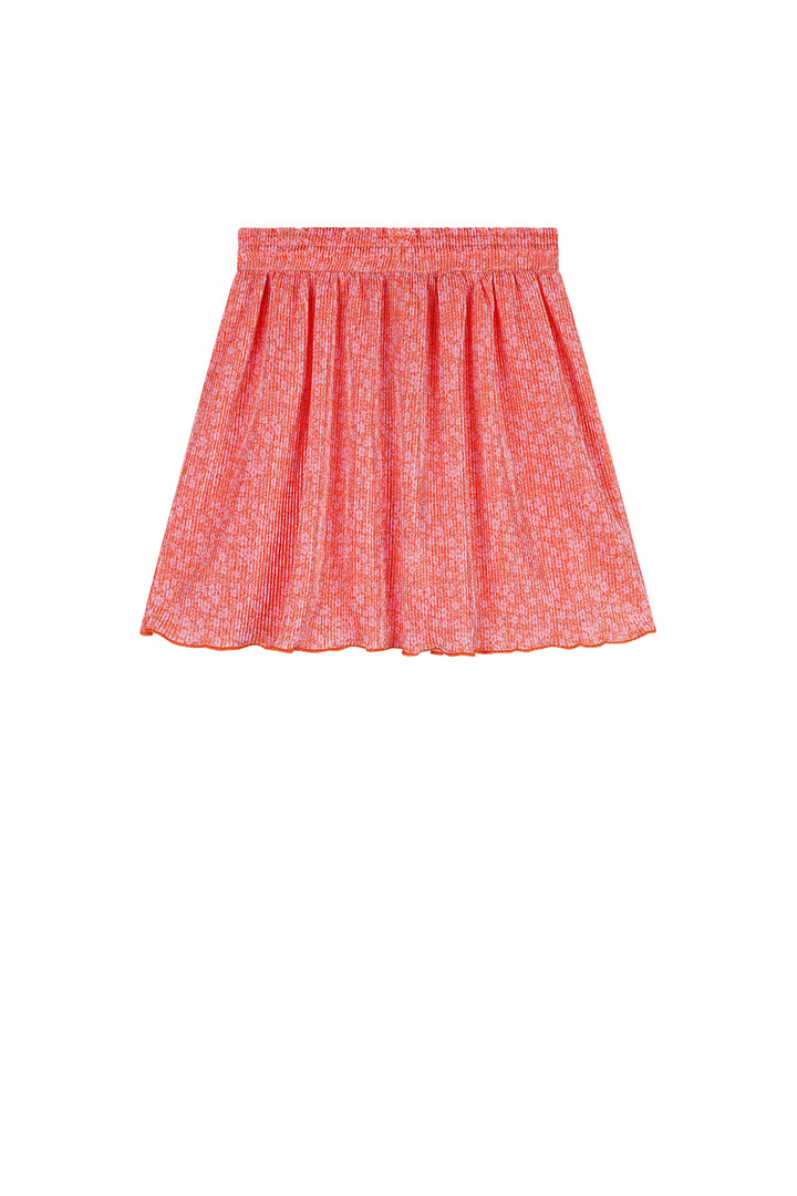 Kids rok Norah Daisy Plissee Skirt Orange Coral