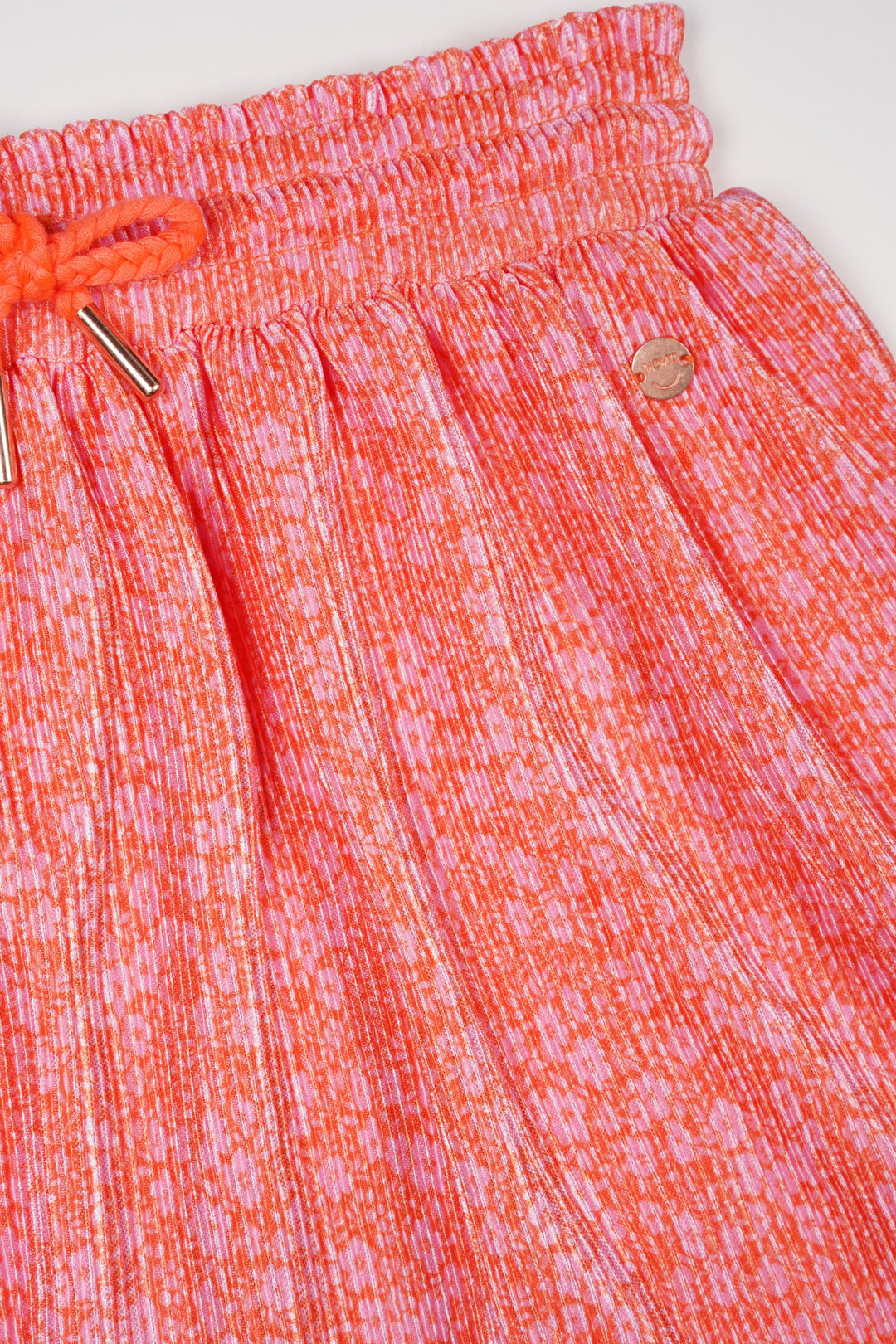 Kids rok Norah Daisy Plissee Skirt Orange Coral