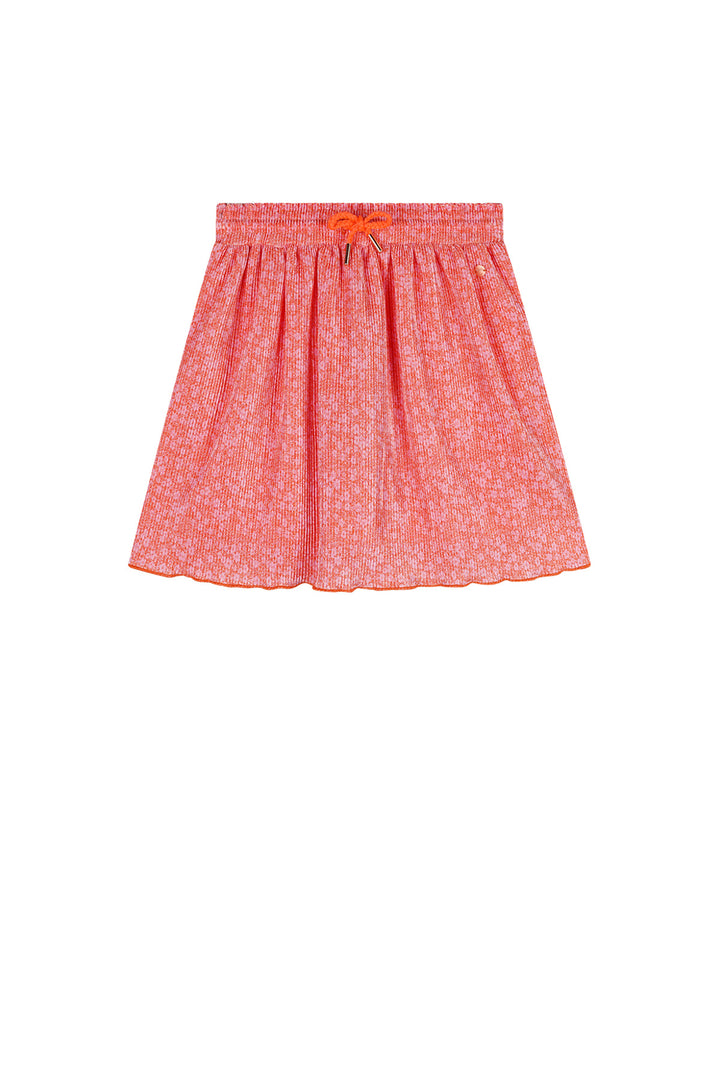 Kids rok Norah Daisy Plissee Skirt Orange Coral