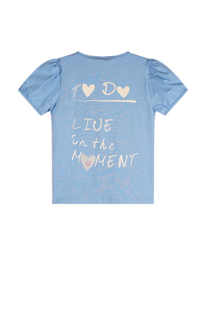 Kinder T-Shirt Karen To do T-Shirt Puffärmel Sommerhimmel