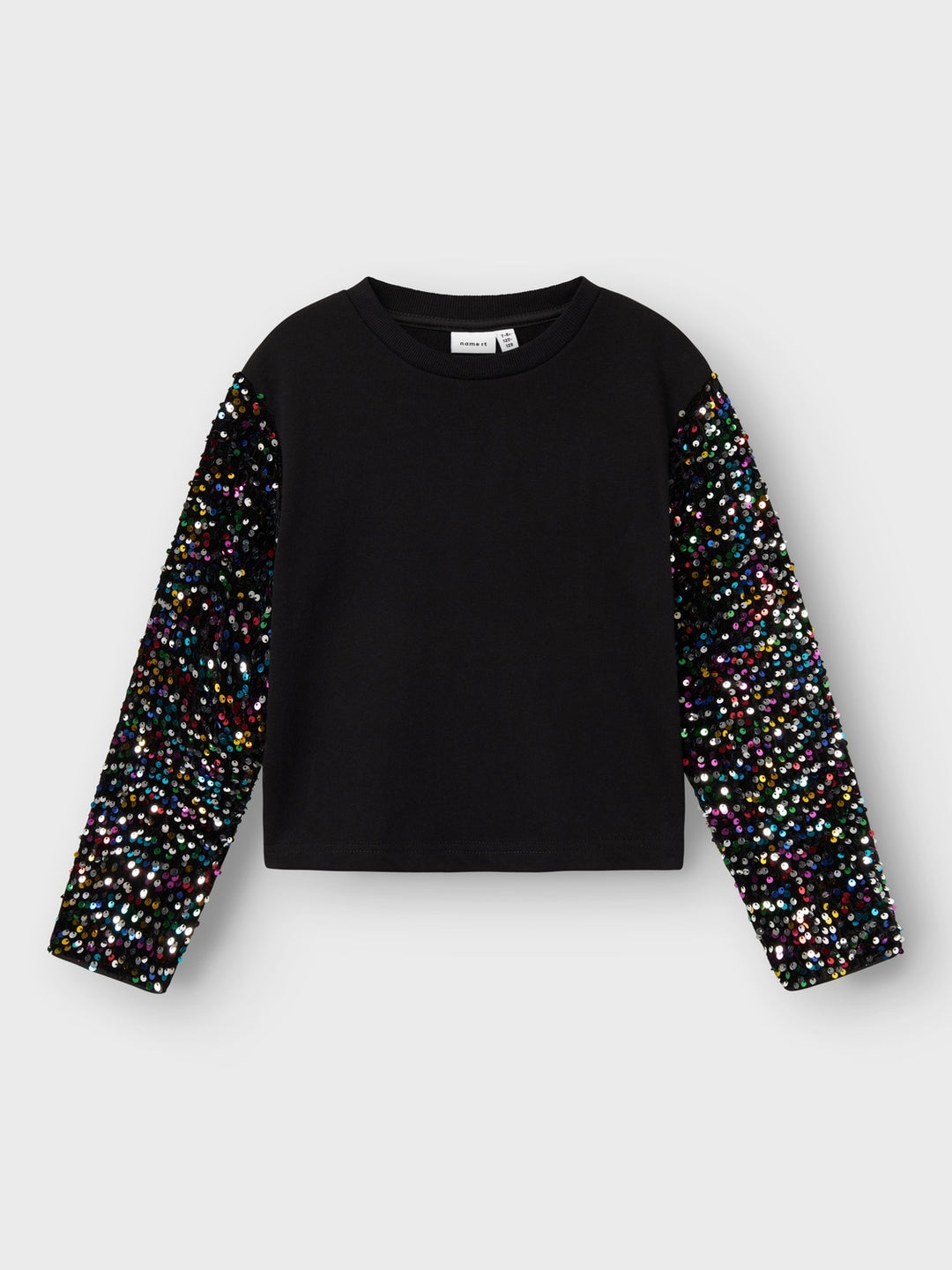 Kids trui RUNICA Black MULTI Loose Fit