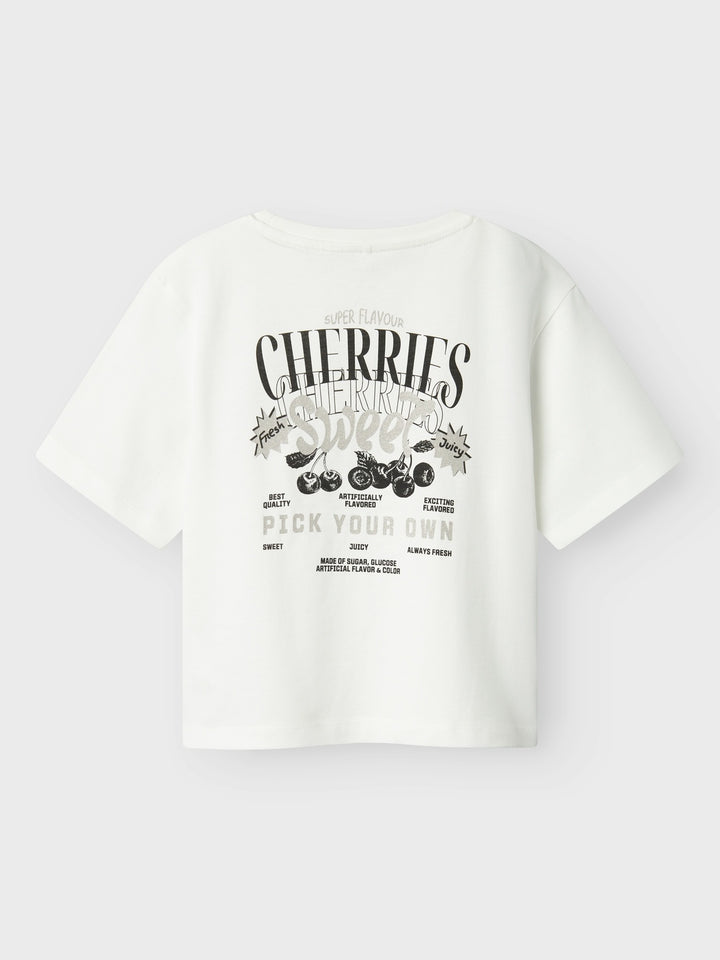 Kinder T-Shirt BAPOL Cloud Dancer Regular Fit