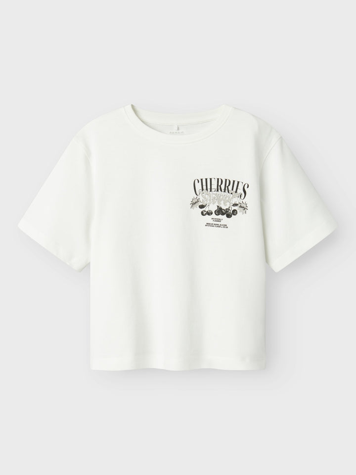 Kinder T-Shirt BAPOL Cloud Dancer Regular Fit