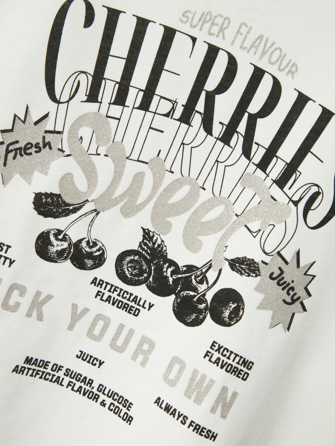 Kinder T-Shirt BAPOL Cloud Dancer Regular Fit