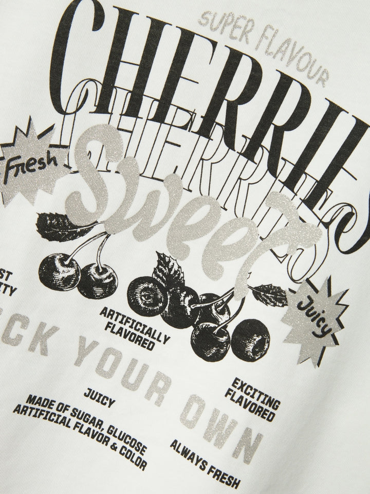 Kinder T-Shirt BAPOL Cloud Dancer Regular Fit