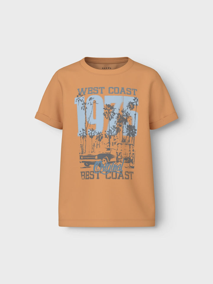 Kinder T-Shirt VUX Gold Earth West Coast Regular Fit