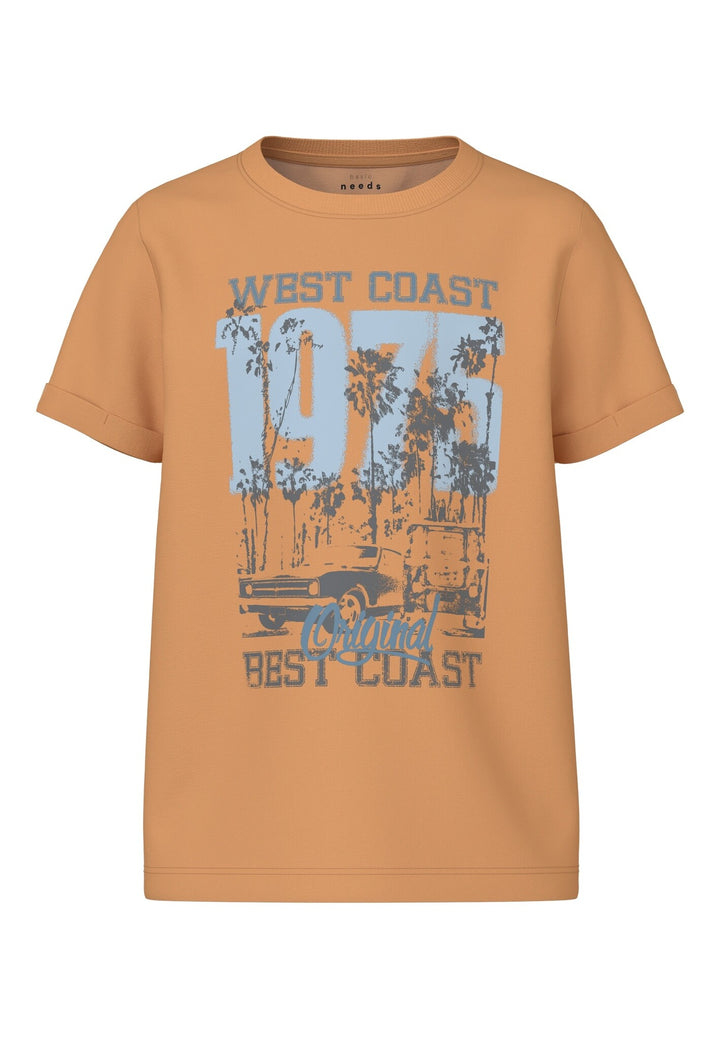 Kinder T-Shirt VUX Gold Earth West Coast Regular Fit