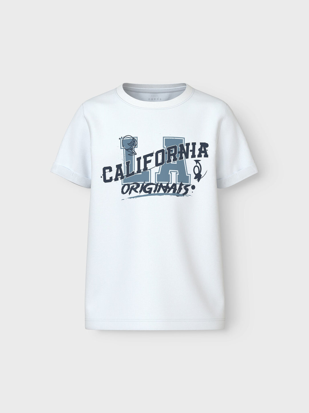 Kinder T-Shirt VUX Bright White LA Regular Fit