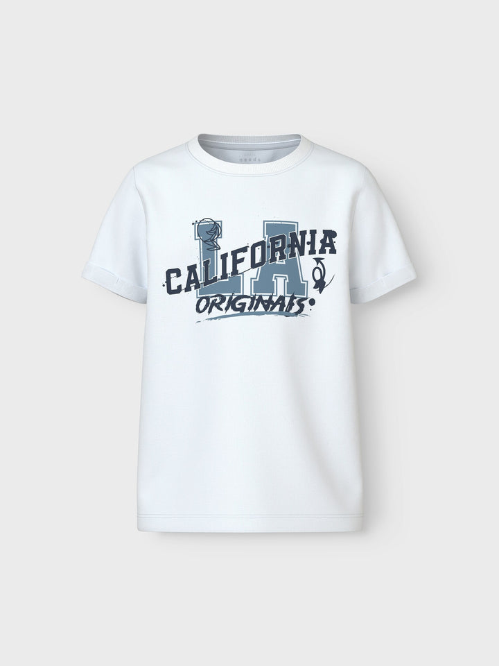 Kinder T-Shirt VUX Bright White LA Regular Fit