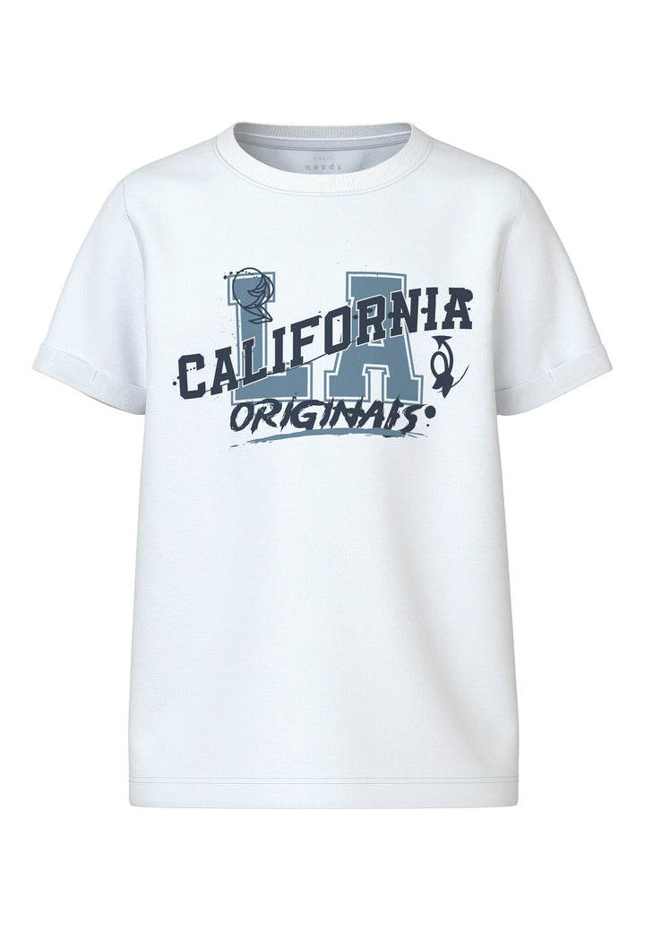 Kinder T-Shirt VUX Bright White LA Regular Fit