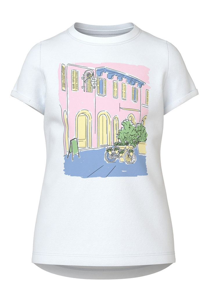 Kids T - shirt VIX Bright White Painting Regular Fit