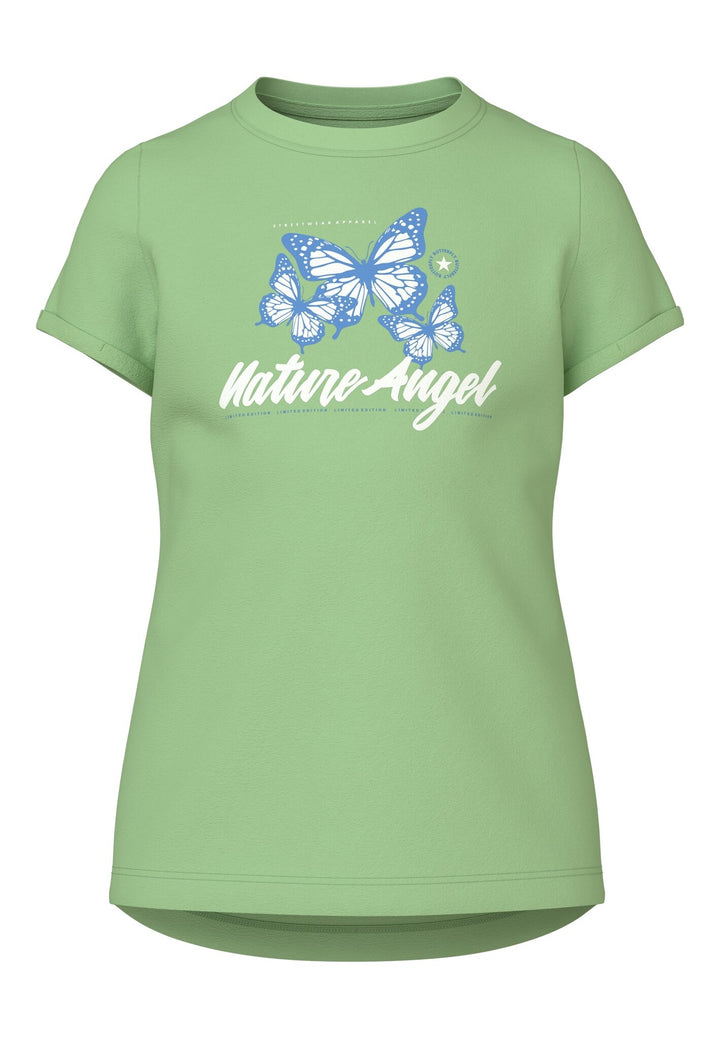 Kids T - shirt VIX Arcadian Green Nature Angel Regular Fit