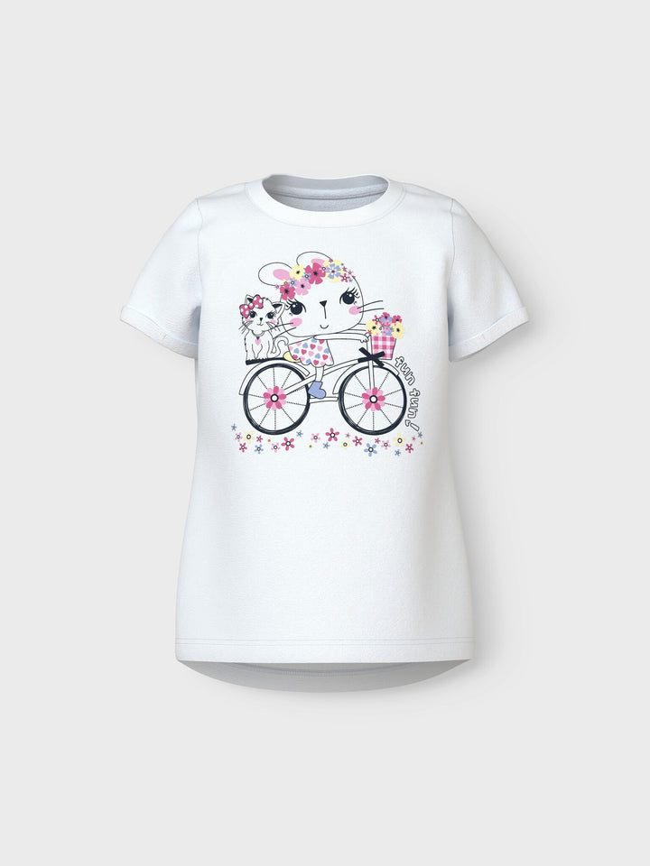 Mini T-Shirt VIX Bright White Bike Regular Fit