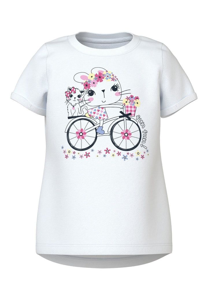 Mini T-Shirt VIX Bright White Bike Regular Fit