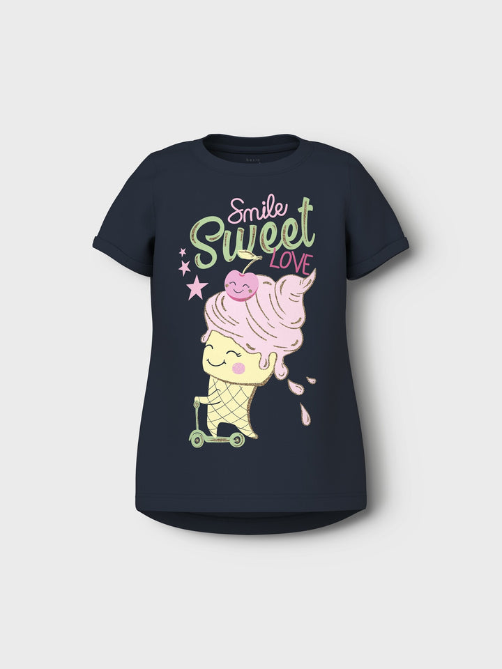 Mini T-Shirt VIX Navy Blazer Icecream Regular Fit