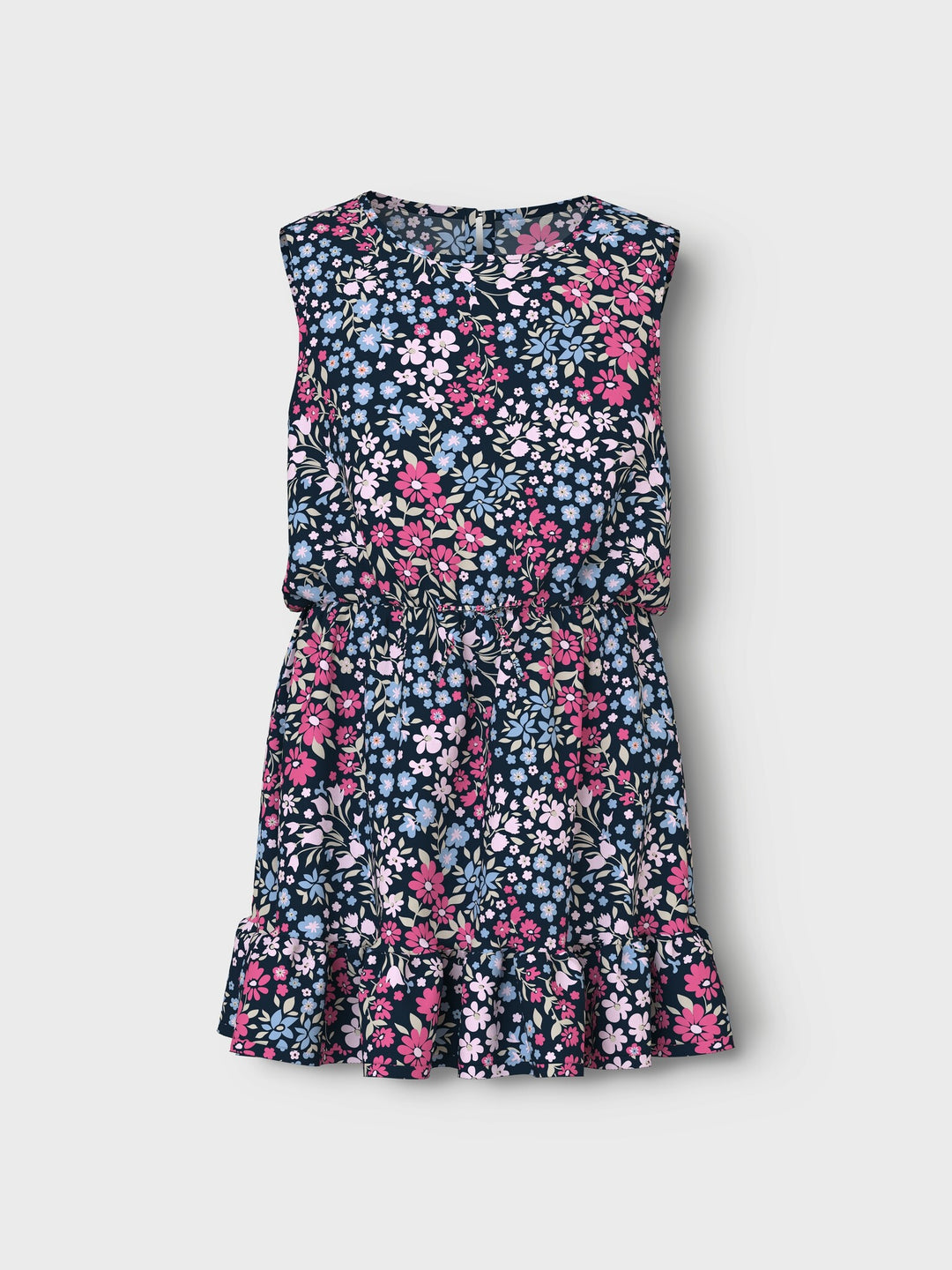 Mini Kleid VINAYA Carmine Rose SÜSSE BLUMEN Regular Fit