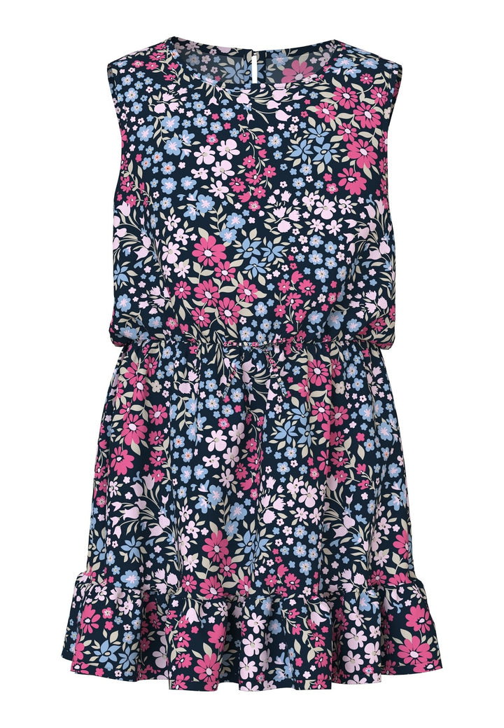 Mini Kleid VINAYA Carmine Rose SÜSSE BLUMEN Regular Fit