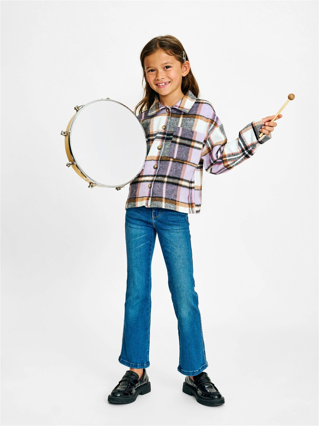 Kids spijkerbroek POLLY Dark Blue Denim Bootcut Fit