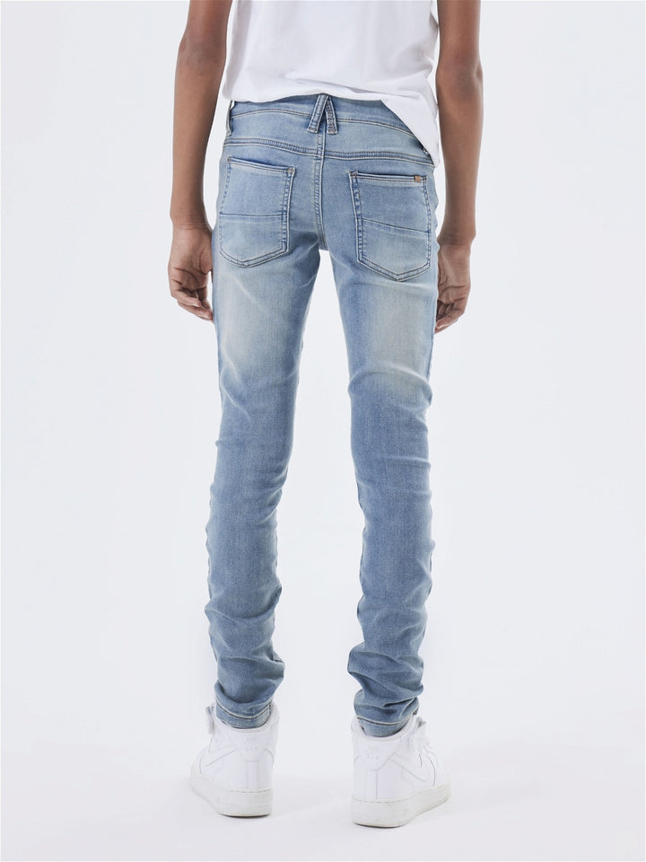 Kids spijkerbroek THEO Light Blue Denim Xslim Fit