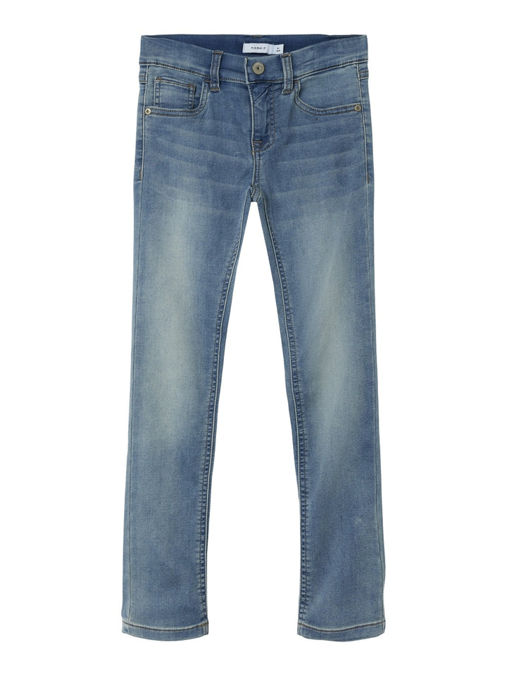 Kids spijkerbroek THEO Light Blue Denim Xslim Fit