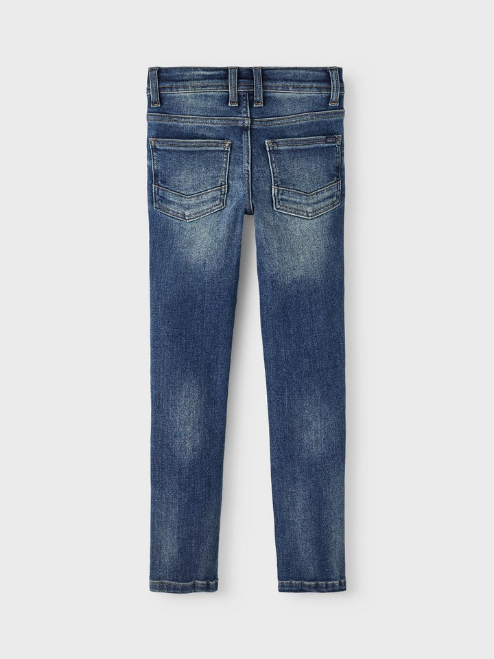 Kids spijkerbroek THEO Dark Blue Denim Xslim Fit
